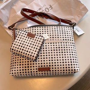 Crossbody and matching wallet